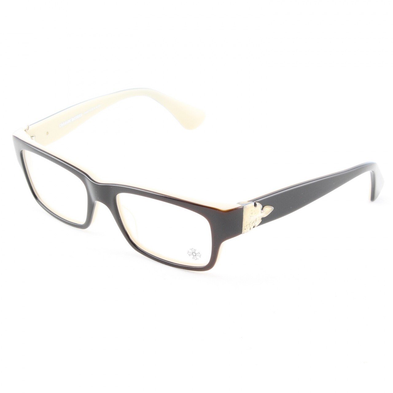 Chrome Hearts The Works Flerknee Eyeglasses Black and Tan