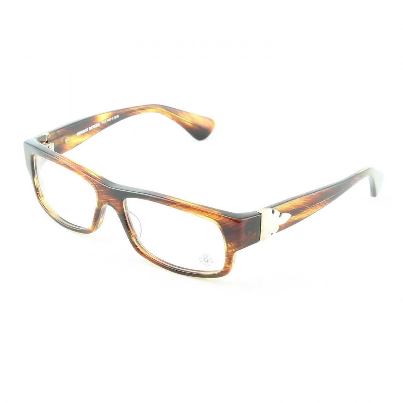 Chrome Hearts Dismembered Flerknee Eyeglasses Oak Stripe