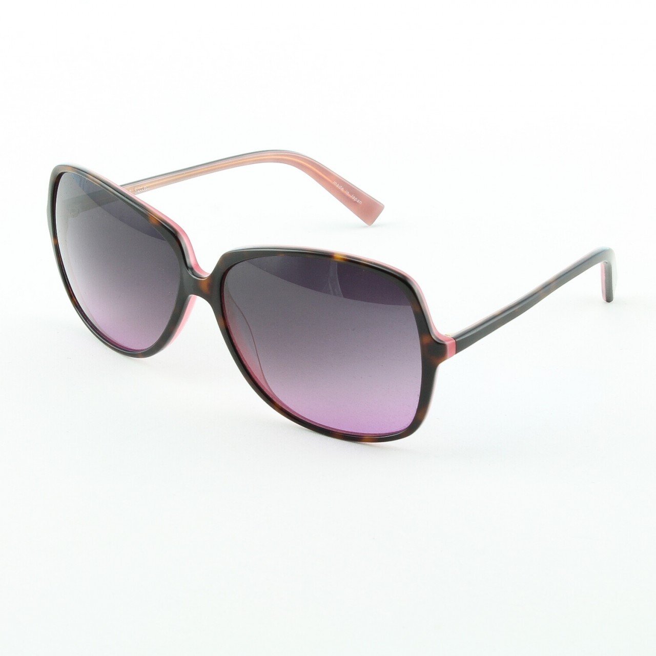 Paul Smith PS-372 OABL Sunglasses Color Tortoise Brown Pink with Purple Lenses