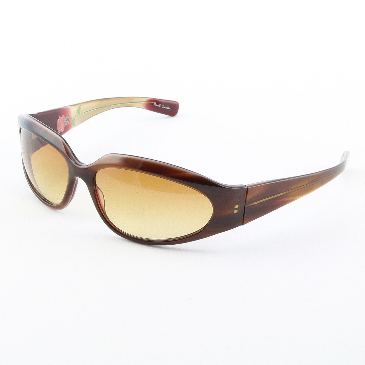 Paul Smith PS-347 SYGA Sunglasses Light Tortoise Brown w/ Brown Gradient Lenses 64mm