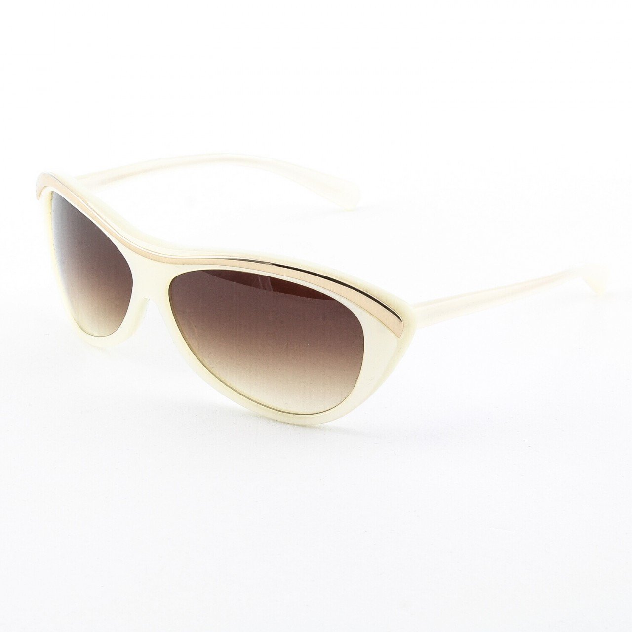 Paul Smith PS-378 ISSB Sunglasses Color Ivory Gold with Brown Gradient Lenses 61mm