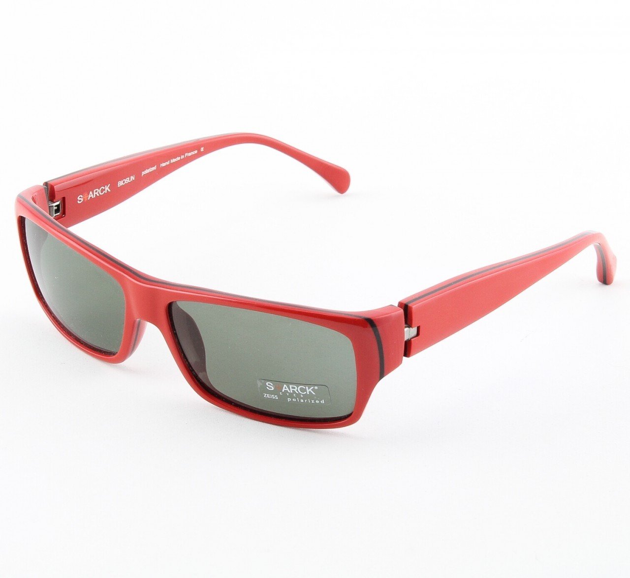 Starck Sunglasses P0518 Col. 28 Red with Black Polarized Lenses