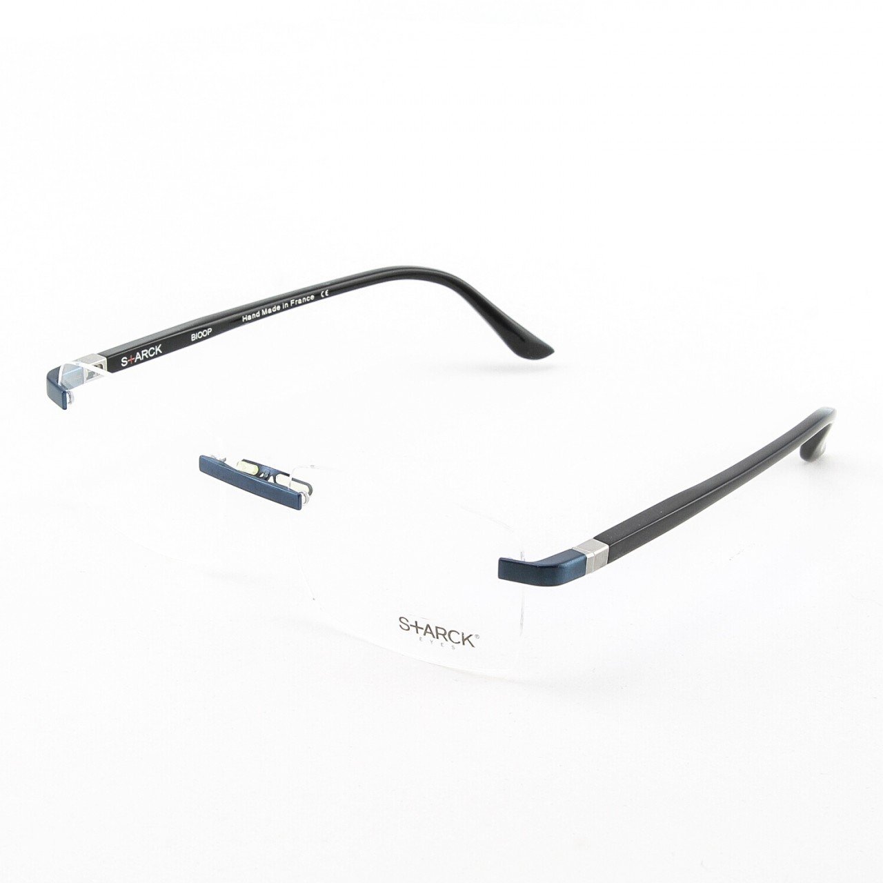 Starck Eyeglasses PL1023 Col. 0008 Black with Clear Lenses