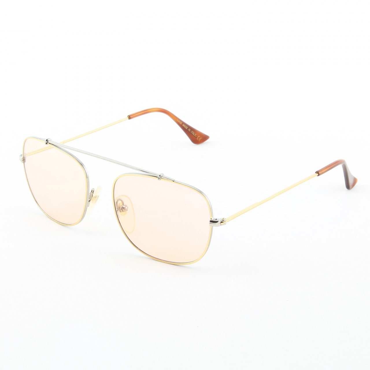 Super Primo 717/1M Sunglasses Gold Chrome with Pink Zeiss Lenses by RETROSUPERFUTURE