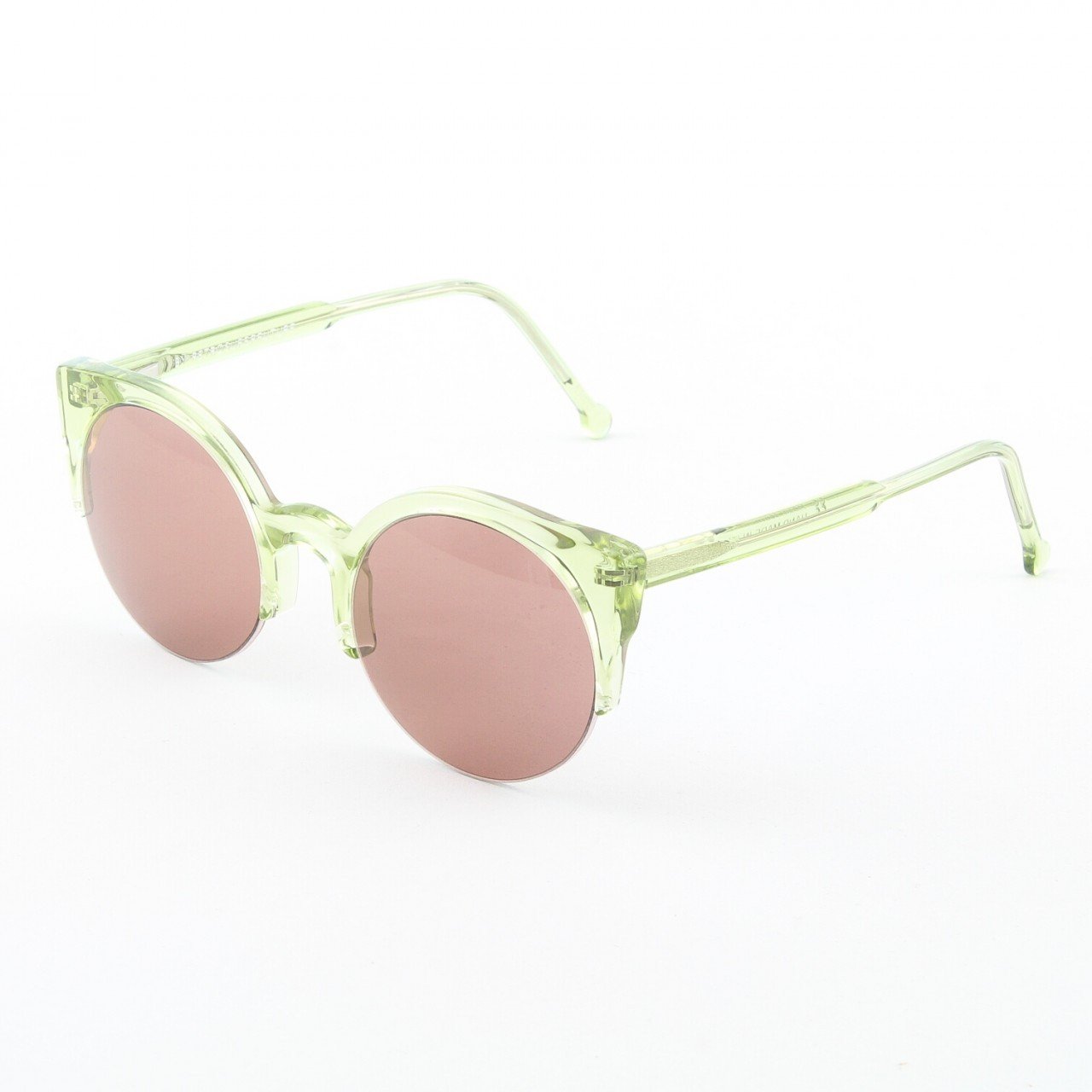 Super Lucia 574/2A Sunglasses Green Crystal with Purple Zeiss Lenses by RETROSUPERFUTURE