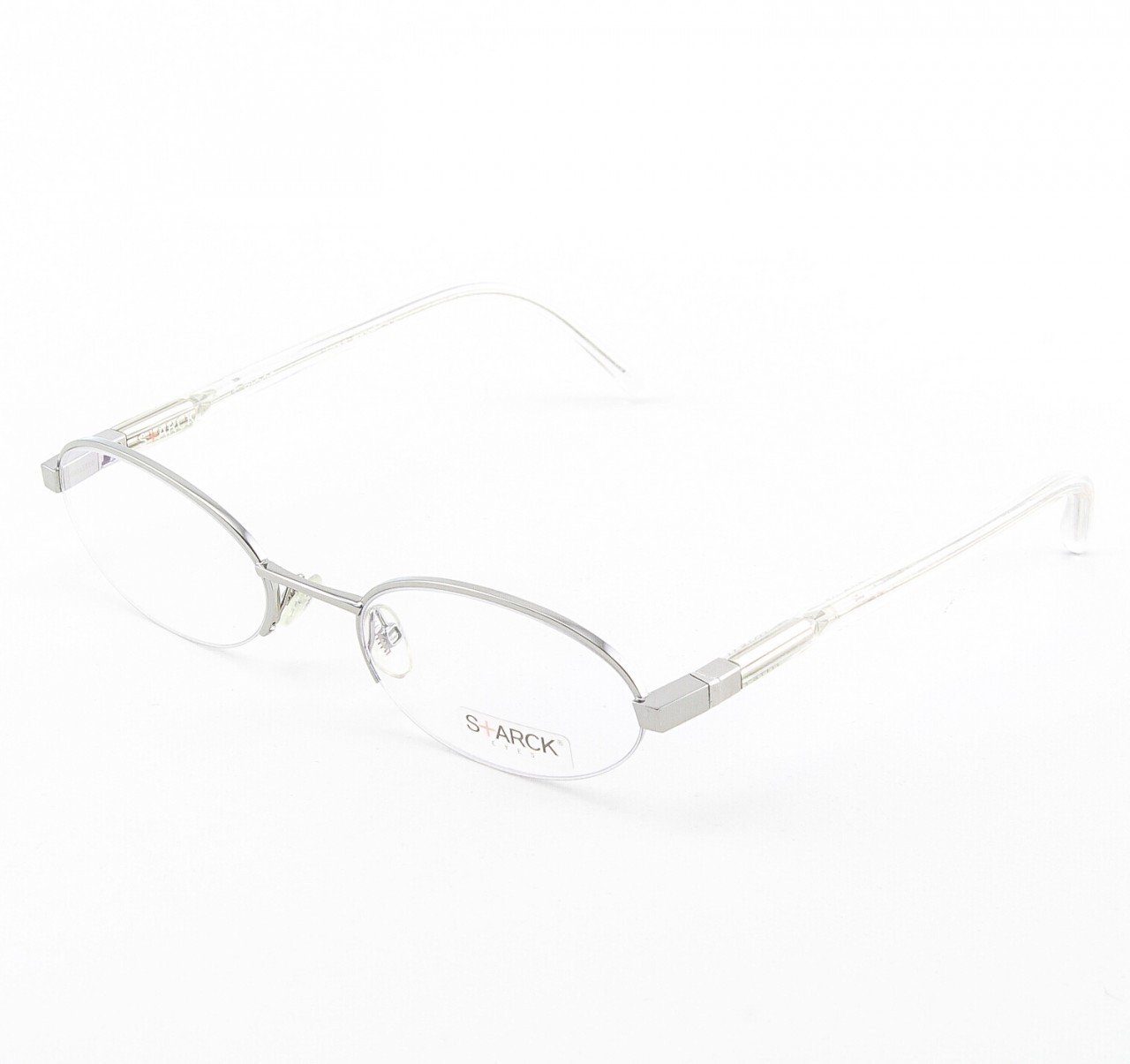 Starck Eyeglasses P0648 Col. 09 Crystal with Clear Lenses