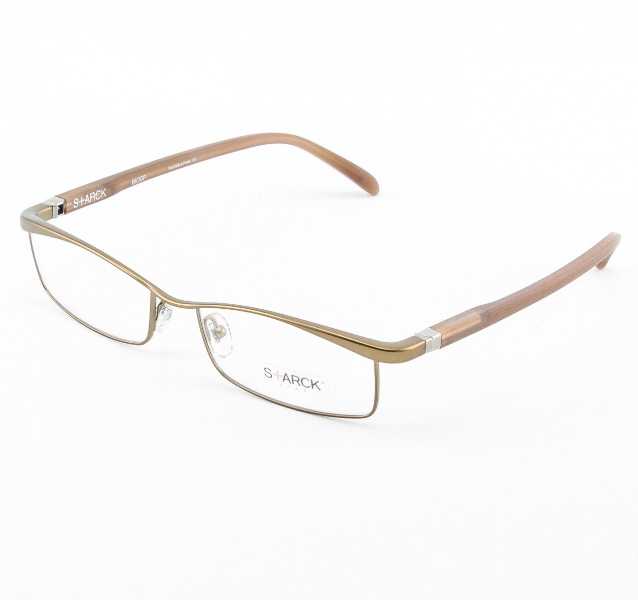 Starck Eyeglasses P0641 Col. 54 Bronze with Clear Lenses