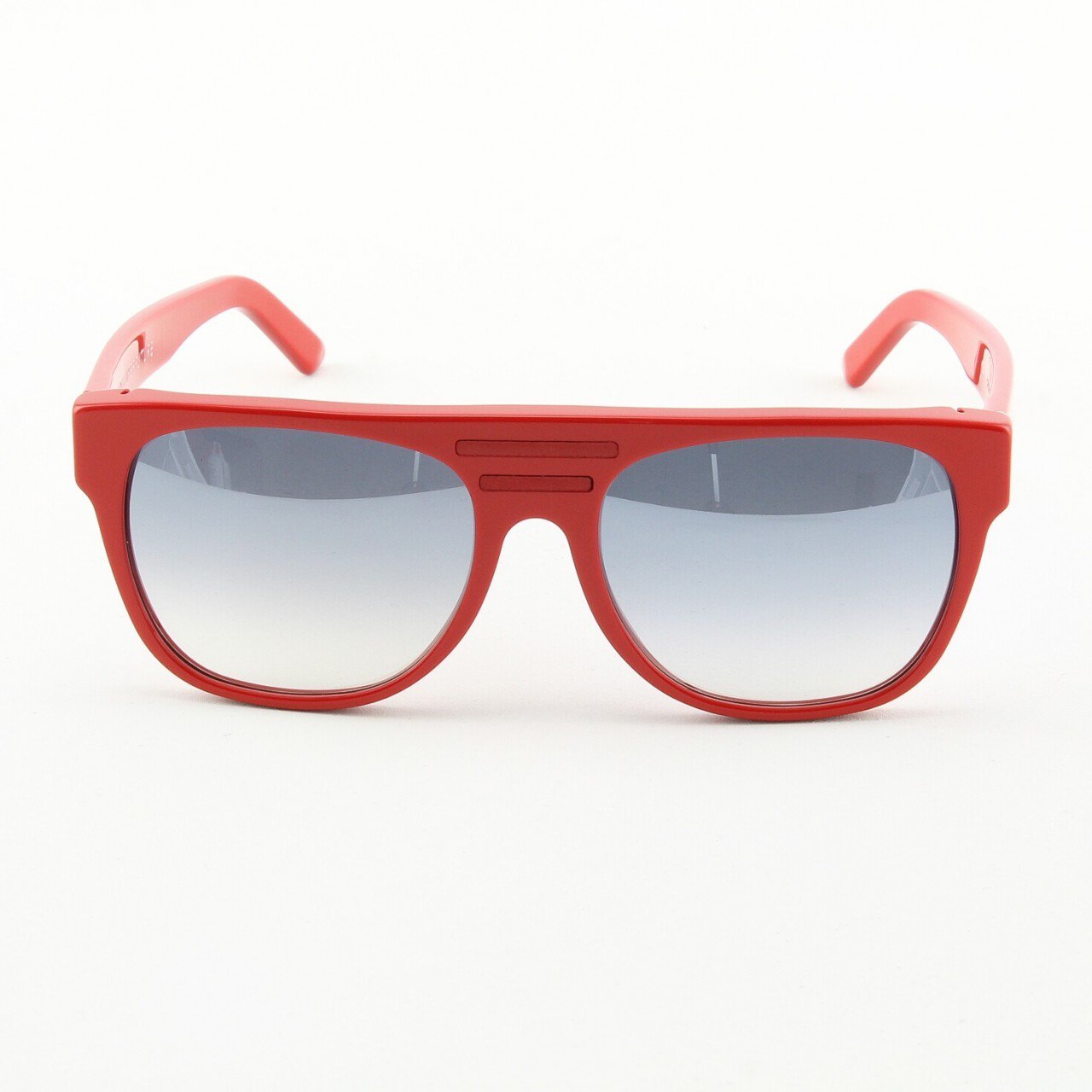 Super TopSki 230 Sunglasses Red with Red Detachable Leather Sides by RETROSUPERFUTURE