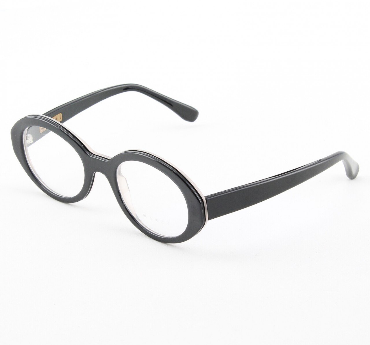 Marni MA651S Eyeglasses Col. 17 High Gloss Black Frame with Clear Lenses