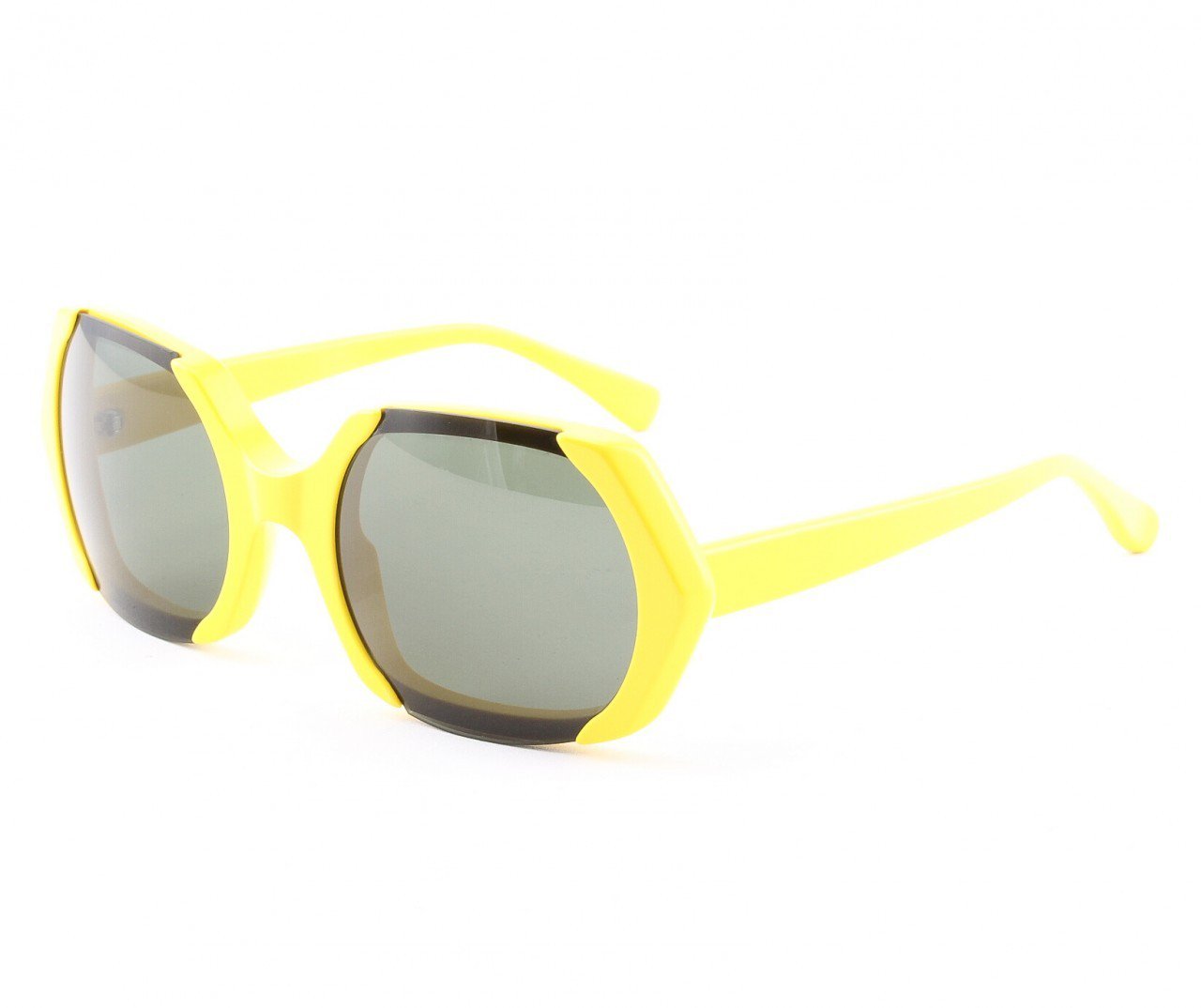 Marni MA223 Sunglasses Col. 03 Hi Tech Yellow Enamel Frame with Gray Lenses