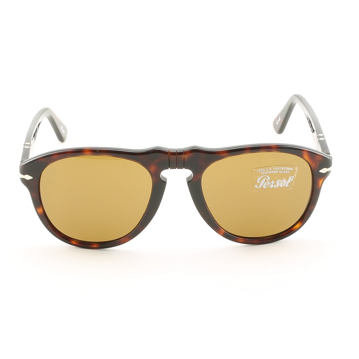 Persol PO0649 24/33 52 mm Havana Sunglasses with Brown Lenses