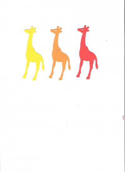 Sizzix Giraffe's