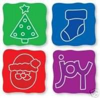 Sizzix Sizzlit Christmas Set, NIP, Set of 4