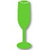 Champagne Glass New Year's Wedding Small Green Sizzix