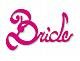 Bride, the word, Ellision Sizzix Thin Cuts