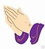 Praying Hands die cuts God Religion Church Ellision Sizzix Thin Cuts #22088