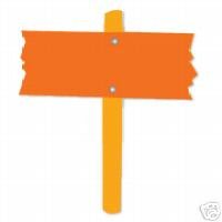 Wood Sign, Trail Sign, Sizzix