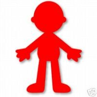 Doll Body, Large Red Sizzix