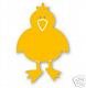Bird die cuts Medium Yellow Sizzix #38-0258