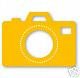 Camera, photography, Medium Yellow Sizzix