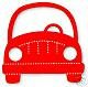 Car Front, Large Red Sizzix