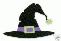Witch Hat Halloween Sizzix Sizzlit