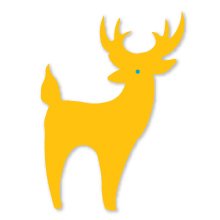 Reindeer, Rudolph, Christmas, Sizzix Sizzlit