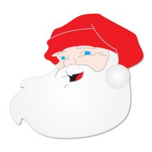 Santa Head, Christmas, Sizzix Thick Cut