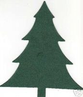 Christmas Tree, Large Red Sizzix