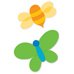 Itty Bitty Bugs #2 die cuts Medium Yellow Sizzix #38-0986