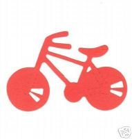 Bicycle, bike, Medium Yellow Sizzix