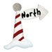 North Pole Sign Ellision Sizzix Sizzlit