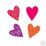 Funky Hearts Sizzix Sizzlits Love Valentine