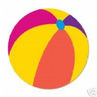 Beach Ball summer lake Ellison Sizzix Thin Cut
