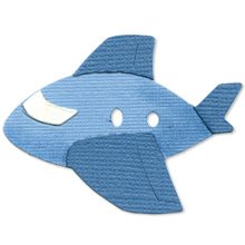 Baby Toy Airplane Sizzix Sizzlit