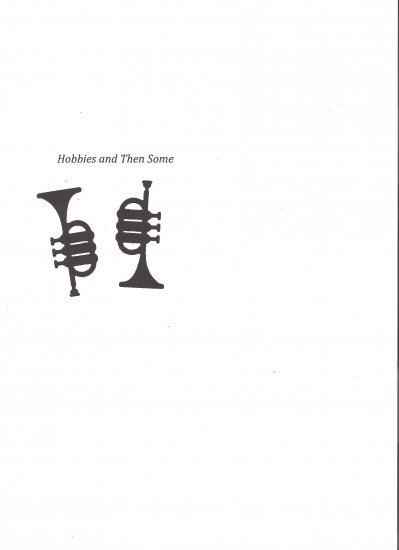 Trumpet die cuts music band Sizzix Thin Cut #22943