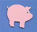 Pig die cuts Small Green Sizzix #38-0269