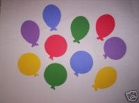 Ballon die cuts party celebration Yellow Sizzix #38-0147