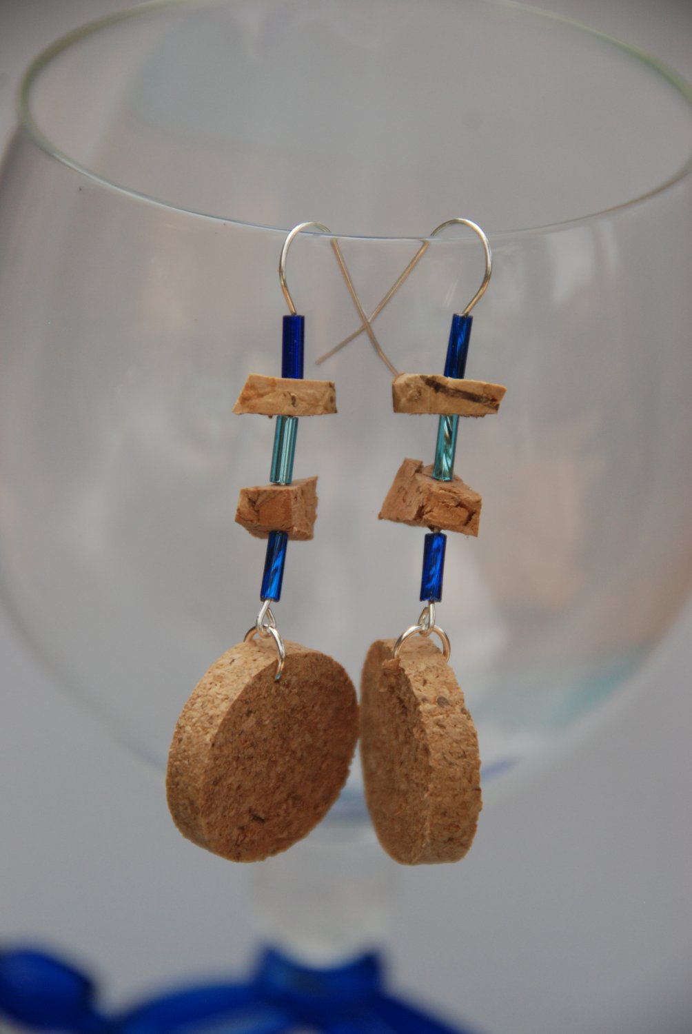 Wine Cork Earrings