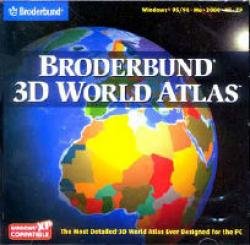 BRODERBUND 3D WORLD ATLAS