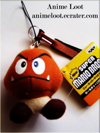 Super Mario Bros. Goomba Plush Strap