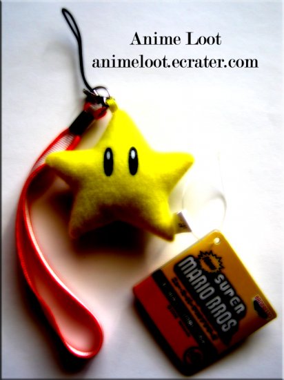 Super Mario Bros. Star Plush Strap