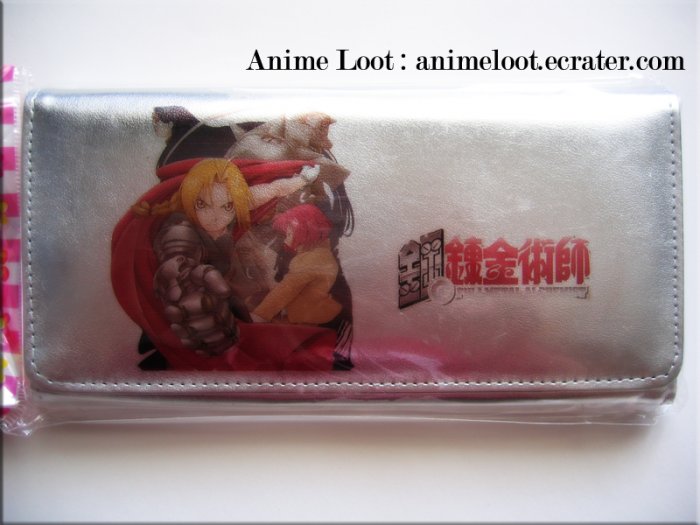 Full Metal Alchemist Silver Long Wallet