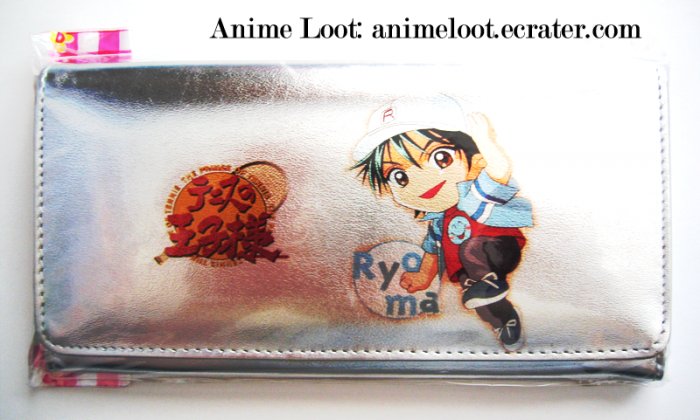 Prince of Tennis Ryoma Silver Long Wallet