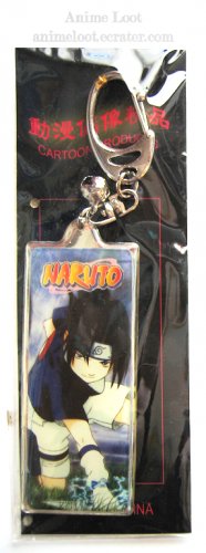 Naruto Sasuke Long Rectangular Keychain