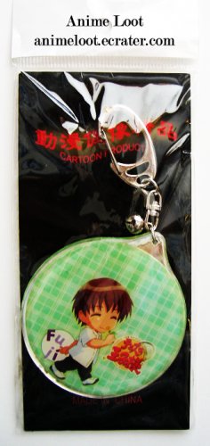 Prince of Tennis Circular Chibi Fuji Keychain