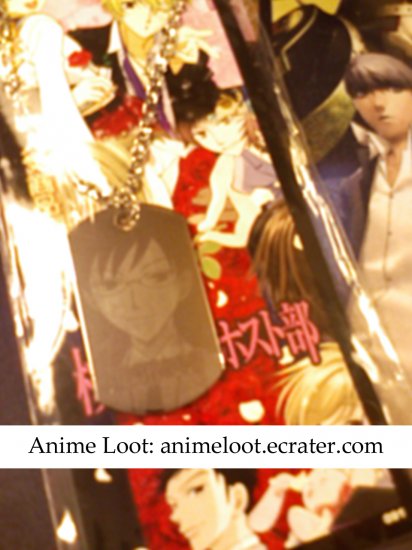 Ouran High School Host Club Metal Art Kyoya Dog Tag Necklace