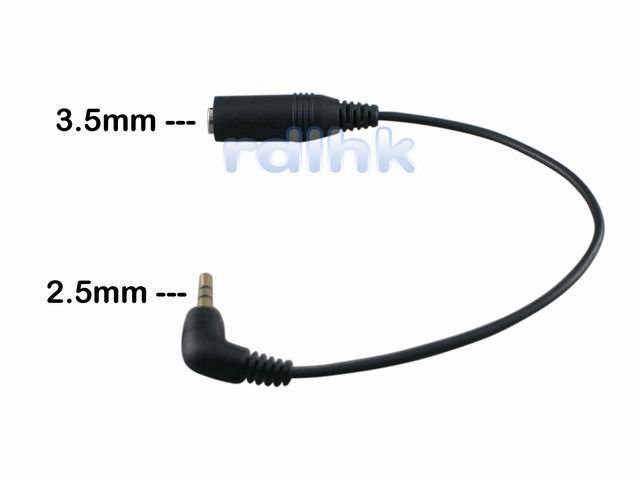 2.5MM to 3.5MM AUDIO ADAPTOR (RDL-AD-2535)