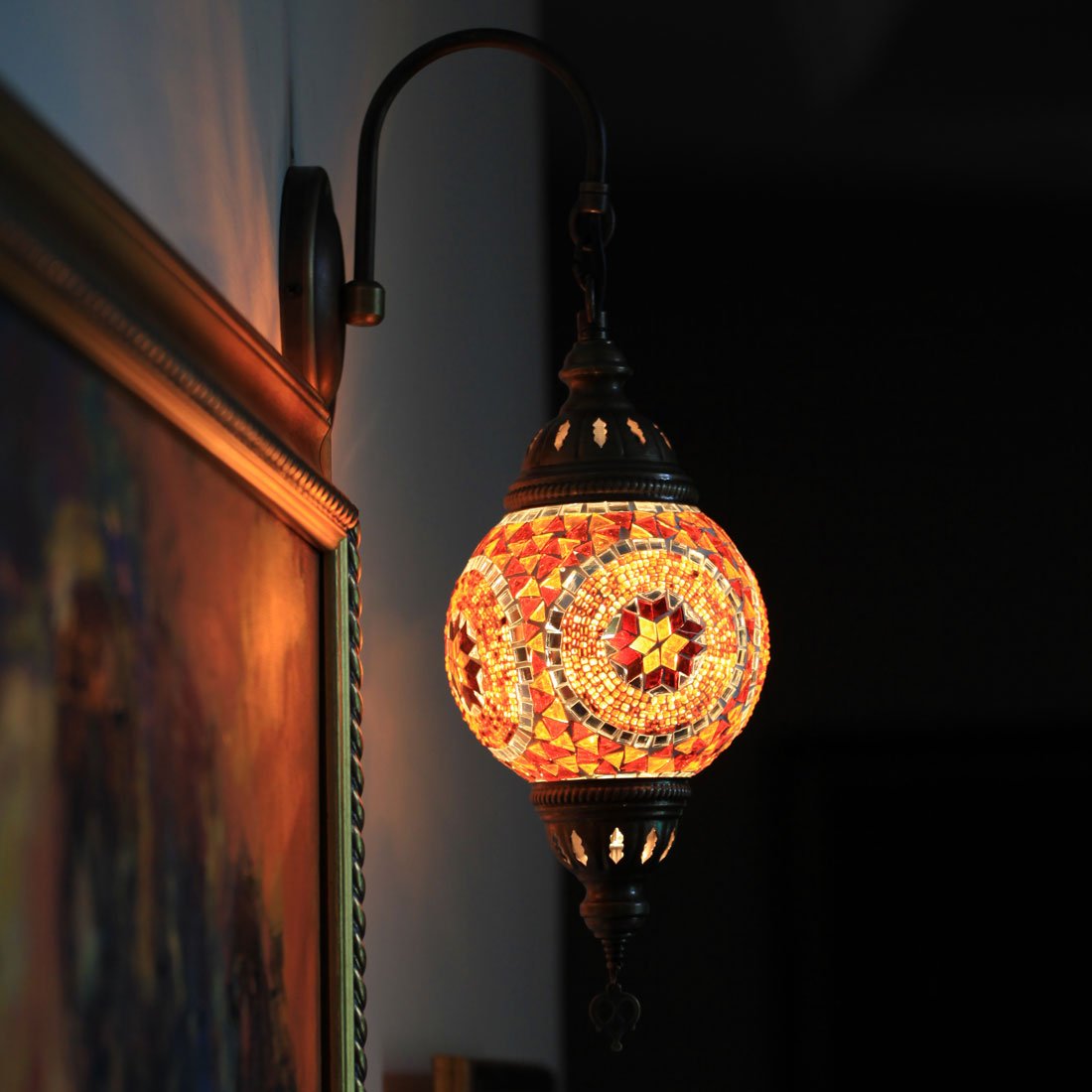 Mosaic Wall Sconce
