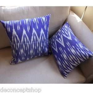 Ikat Silk Pillow cover set